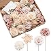 Ling's Moment Natural Dusty Rose Artificial Flowers Combo for DIY Wedding Bouquets Centerpieces Arrangements Party Baby Shower Home Decorations