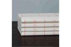 KYMY Chinese Japanese Calligraphy Paper with Grids, Sumi Paper/Rice Paper for Writing Painting Practice Students Beginning, C