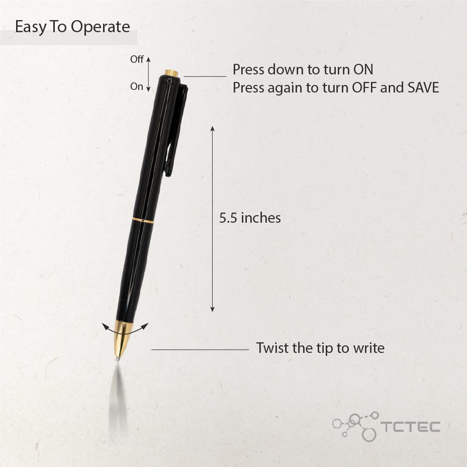 64GB TCTEC Digital Voice Recorder 2022 Upgraded, 1040hrs Recording time