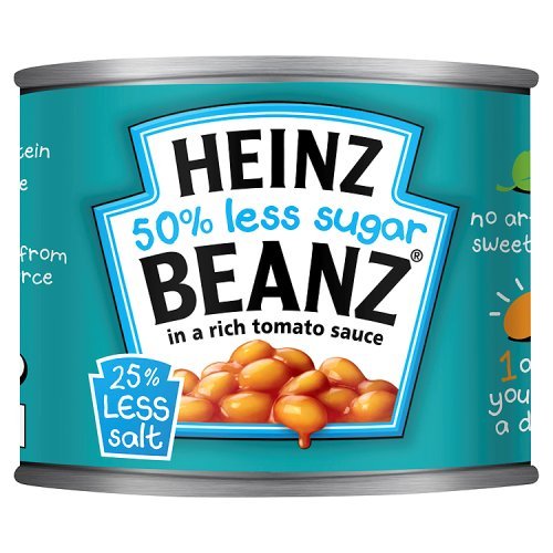 Heinz beanz 50% less sugar 200g (5000157075390)