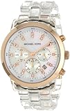 Michael Kors Women's MK5394 Showstopper Chronograph Clear Watch