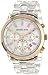 Michael Kors Women's 'Showstopper' Quartz Stainless Steel and Plastic Casual Watch, Color:White (Model: MK5394)