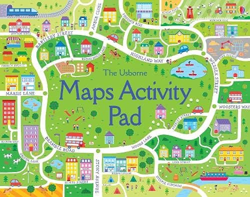 Maps Activity Pad Paperback – November 1, 2017