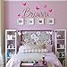 Personalized Monogram Kids Wall Decals - Girls Wall Decal- Name Vinyl Lettering - baby girl nursery wall decal Brianna