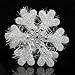 YSTD 10pcs Wall Windows Decor Christmas 3D Foam Snowflake Hanging Decorations 16cm