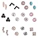 10Pairs/12Pairs Small Cute Simple Post Stud Earrings Gold Tone Set