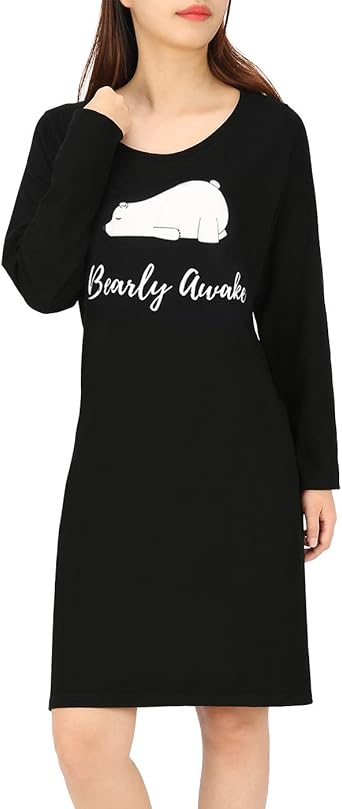 long sleeve nightgowns amazon