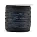 Mandala Crafts Nylon Satin Cord - 0.8mm for Jewelry and Bracelets Making - 109 Yds Black String Rattail Chinese Knotting Cord
