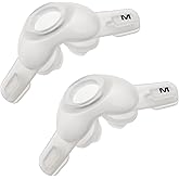 2 Pack CPAP Nasal Pillows Compatible with ResMed Swift FX Nasal Frame Assembly, Gel Silicone Elastomer Dual-Wall Nose Pillow Cushion Mask - Medium