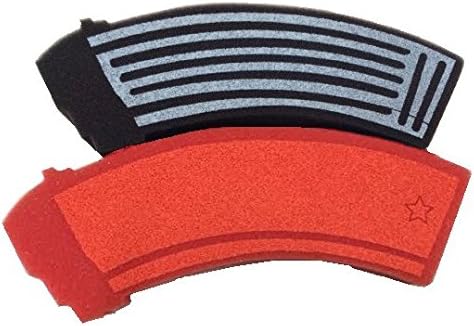 Pair of Two Ak-47 Magazine Novelty Sponge one Black and one Red
