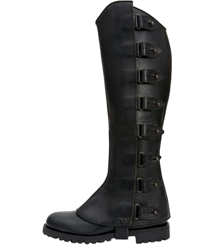 Bottes Longues En Cuir Noir Pour Homme - Style Pirate/Viking/Renaissance, Neuves, Fabriquées En Inde