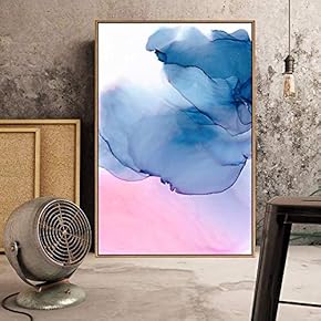 Floating Framed Canvas Wall Art for Living Room, Bedroom Ink Canvas Prints for Home Decoration Ready to Hang - 16x24 inches