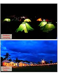 [Panel de 30 W plegable] HKYH Kit de iluminación de panel solar, sistema de corriente continua para el hogar solar, cargador solar USB con 4 bombillas LED como luz de emergencia y 5 cargador de teléfono móvil 5 V 2 A salida puede cargar banco de energía