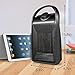 Space Heater, Personal Mini Electric Ceramic Heater, Adjustable Portable Thermostat and Multifunctional 750W/1500W Desk Heater Fan with Carrying Handle for Home Office