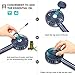 Mini Handheld Fan, MECO Portable Operated Fan Desktop Fan Outdoor Electric Fan with Phone Holder Aromatherapy Design 3 Speeds for Home Office Outdoors Travel-Newest 2018