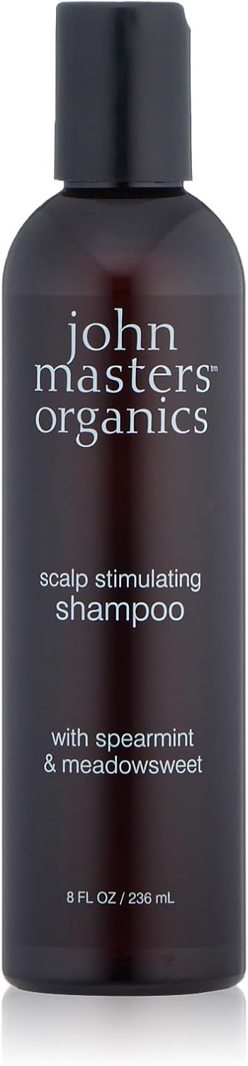 John Masters Organic Scalp Stimulating Shampoo With Spearmint & Meadowsweet, Black, 236 ml (Pack of 1)