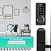 Oaks Smart Lock, Electronic Front Door Deadbolt, Bluetooth, Code and Fob Entry, Keyless Access, Smart Phone App Unlock, Great for Airbnb & Vacation Rentals, Easy to Install (Black)