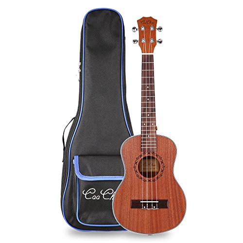 Noeler Mahogany Tennor Ukulele Starter Package-Sponge Gigbag, Capo, Tuner, Strings, Song Book, Strap, Picks, Cleaning Cloth