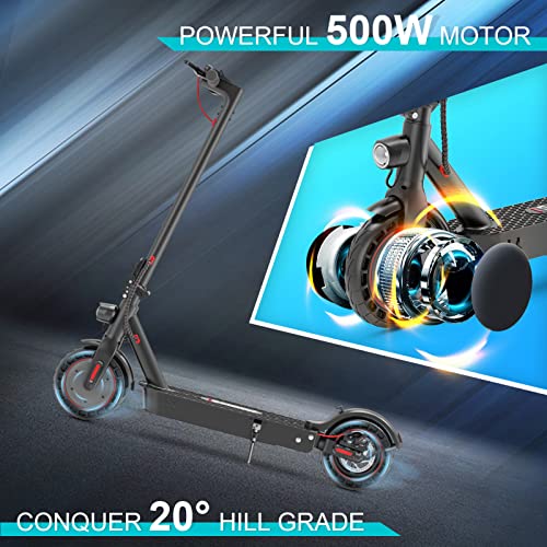 iScooter MAX Electric Scooter 500W Motor, 22 Miles Range, Up to 21