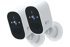 XVIM 2PCS 4MP Security Cameras Wireless Outdoor, 2.5K WiFi Indoor Home Security Cameras with PIR Motion Detection, 2.4GHz WiFi, 2-Way Talk, Color Night Vision, Cloud/SD, Waterproof, Alarm Push