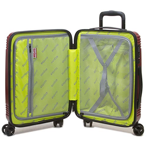 Dejuno Oracle Hardside 3Piece Spinner Luggage Set With TSA Lock