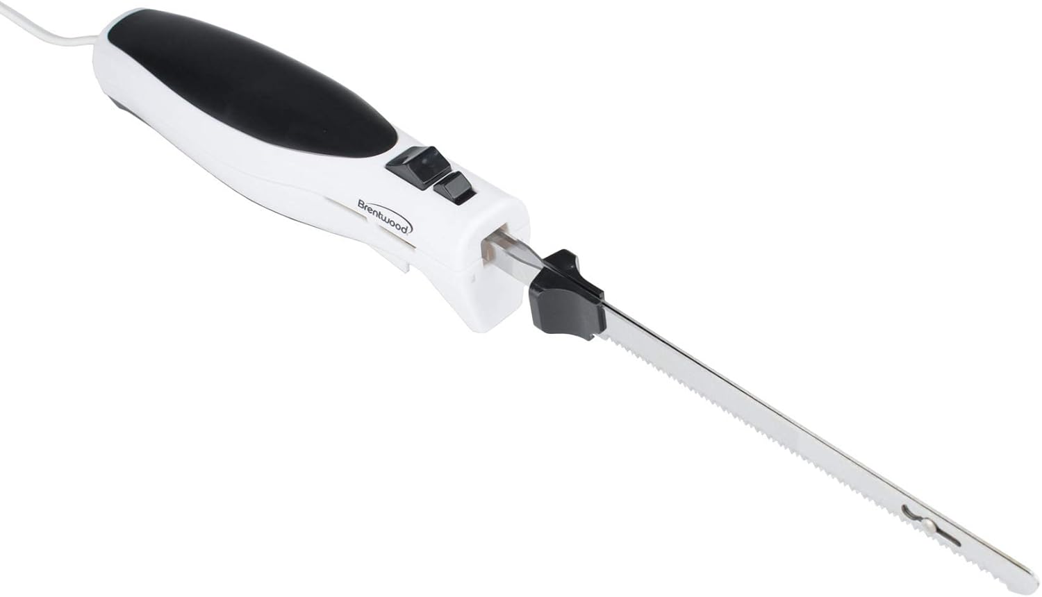 Brentwood Electric Carving Knife, 7-inch, White: Kitchen & Dining