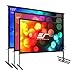 Elite Screens Yard Master 2, 90-INCH 16:9, 4K / 8K Ultra HD, Active 3D, HDR Ready Portable Foldaway Movie Home Theater Projector Screen, REAR Projection - OMS90HR2
