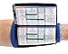 WristCoaches Football Play Wristbands - Youth Quarterback Gear - Wristband Playbook - Softball Wristbands for Signs Royal