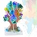 Newdanceus Christmas Magic Growing Tree Crystal Blossom Paper Tree Decoration Novelty Toys Gifts for Kids