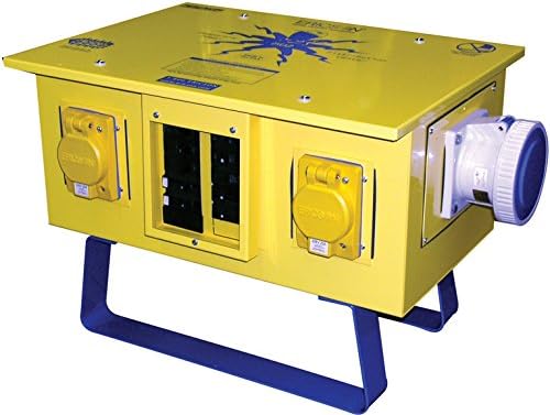 Ericson 1068-1C 1068 Series-Heavy Duty 3 Phase Oscar "Magnum" Power Distribution Center, 400 Amp, CAMLOKs In/Out, (6) 5-20R and Feed through Receptacles