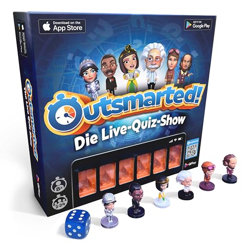Outsmarted – Das Digitale Quizshow-Brettspiel | Kinder, Jugendliche und Erwachsene | Spielabend der nächsten Generation für Familie und Freunde | 2–24