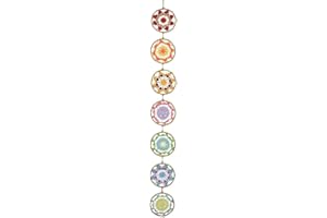 DRCOR DREAMING DECOR DrCor Boho Mandala Dream Catcher Wall Decor Rainbow Boho Garland Dream Catcher for Patio Girls Bedroom Teens Toddlers Room Dorm Wedding Decor