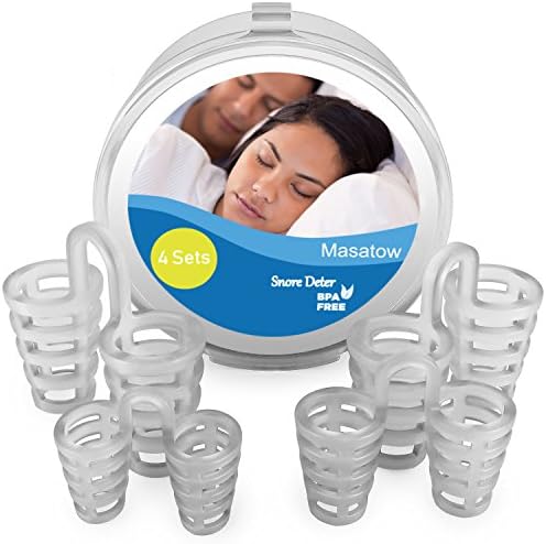 Snore Stopper ,Masatow Anti Snoring Solution Stop Snore Nose Vents Sleep Aid Device for Snoring and Natural Breathing
