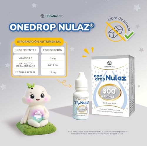 Vitamina ONEDROP NULAZ frasco con 20 mL, 1000 ALU por gota