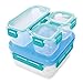 Rubbermaid LunchBlox Leak-Proof Entree Lunch Container Set, Small, Blue