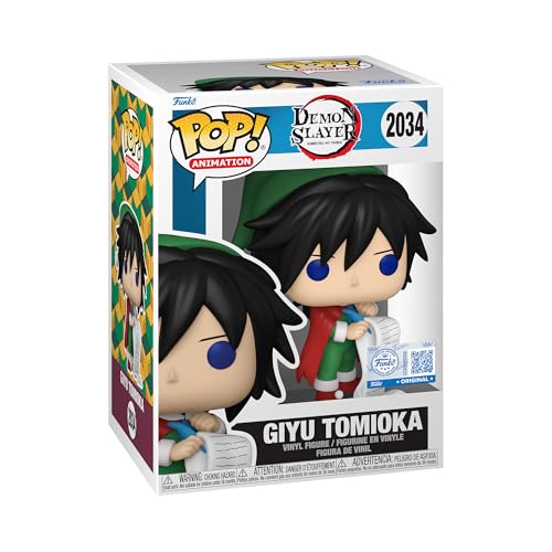 Funko Pop! Animation: Demon Slayer - Giyu Tomioka - Amazon Exclusive - Collectable Vinyl Figure - Gift Idea - Official Merchandise - Toys for Kids & Adults - Anime Fans - Model Figure for Collectors