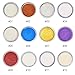 ALIVER Nail Art Glitter Powder Dust Mirror Chrome Effect Dust Shinning Art DIY Magic Holographic Pigment Set with Sponge Stick 12 Colors … (12 colors)