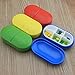MYEDO 6 Parts Pill Travel Box Tablet Holder Medicine Dispenser Organiser Storage