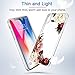 Case Compatible with iPhone Xs, Apple iPhone Xs Max Case Slim Clear Flower TPU Silicone Bumper Cases for iPhone Xr