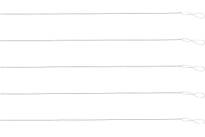 WOFASHPURET 5 Pcs Superfine Beaded Needles 0.2x80mm Jewelry Making Tools for DIY Bead Threading and Handmade