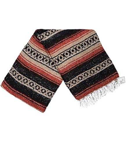Amazon.com: Open Road Goods Thick Mexican Blanket- Red
