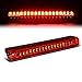 Auto Dynasty Full LED Rear High Mount Center 3rd Tail Brake Light Cargo Lamp Compatible with Chevy GMC C1500 C2500 C3500 K1500 K2500 K3500 Blazer Tahoe Yukon GMT400 88-00, Chrome Housing Red Lens