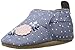 Robeez Girls' Soft Soles, Bouquet Chambray, 6-12 Months M US Infant
