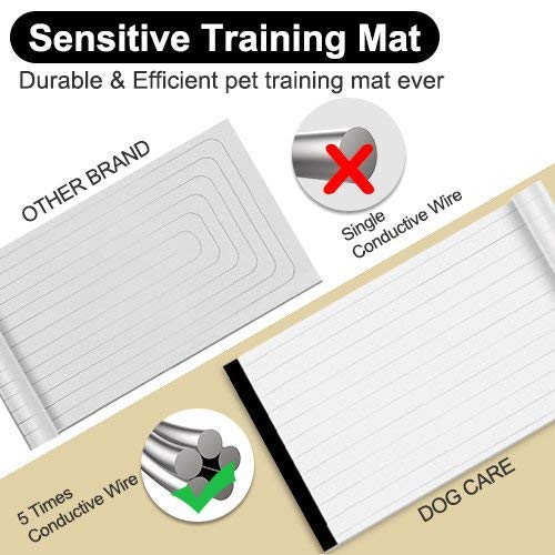 Pet Training Mat - 30 x 16 Pet Shock Mat Scat Mat for Dogs & Cats, 3 Training Mode Shock Mat for Cats & Dogs, Indoor Use Pet Training Pad w/LED Indicator, Flexible Mat - Thumbnail 4