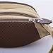 AnVyc Canvas Waist Bag Fanny Pack with 3 Zipper Compartments and Adjustable Belt for Sports, Outdoor Activities and Travel