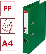 Esselte A4 Lever Arch File Green 52mm Spine Pack of 10 view 2