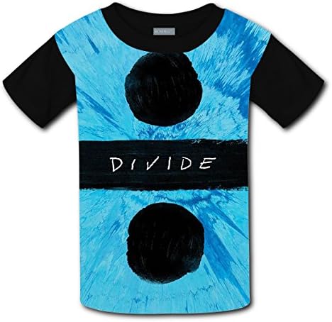 qutu Boys girls 3D Printed Ed Sheeran logo T-shirt