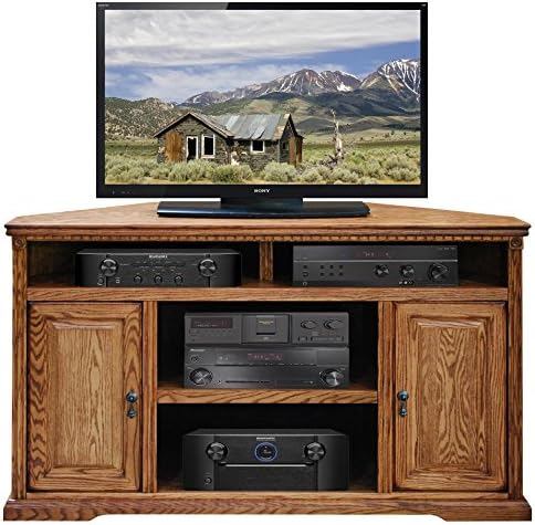 Legends Scottsdale 56 in. Corner TV Cart - Rustique