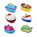 Liberty Imports Water Bath Squirties - Fun Floating Squeeze and Squirt Bathtub Squirters - Ideal Toys for Kids, Babies, Toddlers Bathtime (Boat Party)
