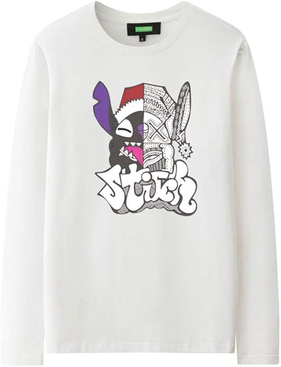 Amazon Disney Lilo And Stitch Stitch スティッチ メンズ レディース ロングスリーブ Tシャツ 長袖 シャツ Tシャツ カットソー 通販